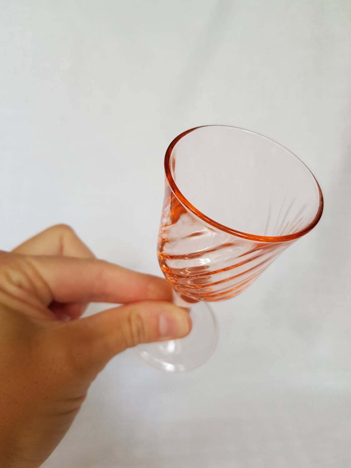 5 verres à shot tourbillonnants Luminarc Rosaline