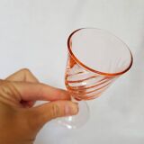 5 verres à shot tourbillonnants Luminarc Rosaline