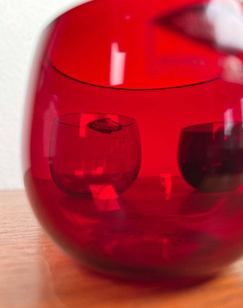 Mid-Century Modern Drinking Glasses from Nuutajärvi Notsjö, Finland, 1960s, Set of 6