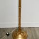 Golden metal palm lamp, 70s