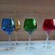 Set of six glasses, Italy, 1970s.