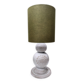Engraved Ceramic Table Lamp "Siviglia" by Aldo Londi for Bitossi, Italy
