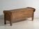 Coffre primitif ancien en bois – Transylvanie, vers 1850