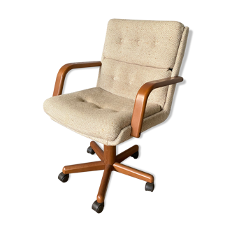 Fauteuil de bureau scandinave vintage