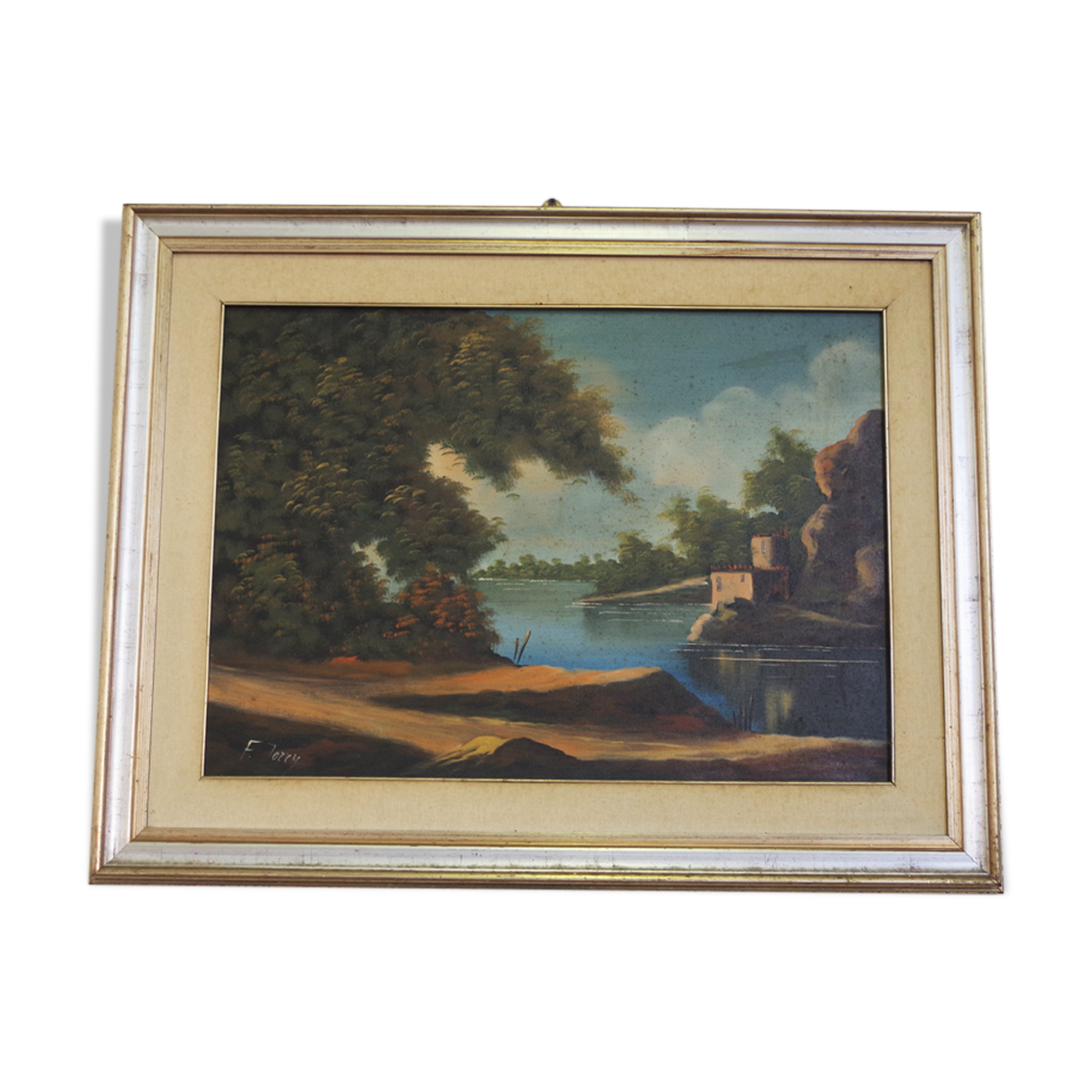 Oil painting on canvas, Francis Torry Brescia, 1977