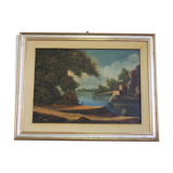 Oil painting on canvas, Francis Torry Brescia, 1977