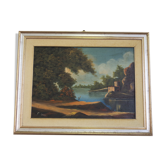 Oil painting on canvas, Francis Torry Brescia, 1977