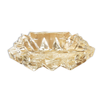 Thick glass ashtray or pocket