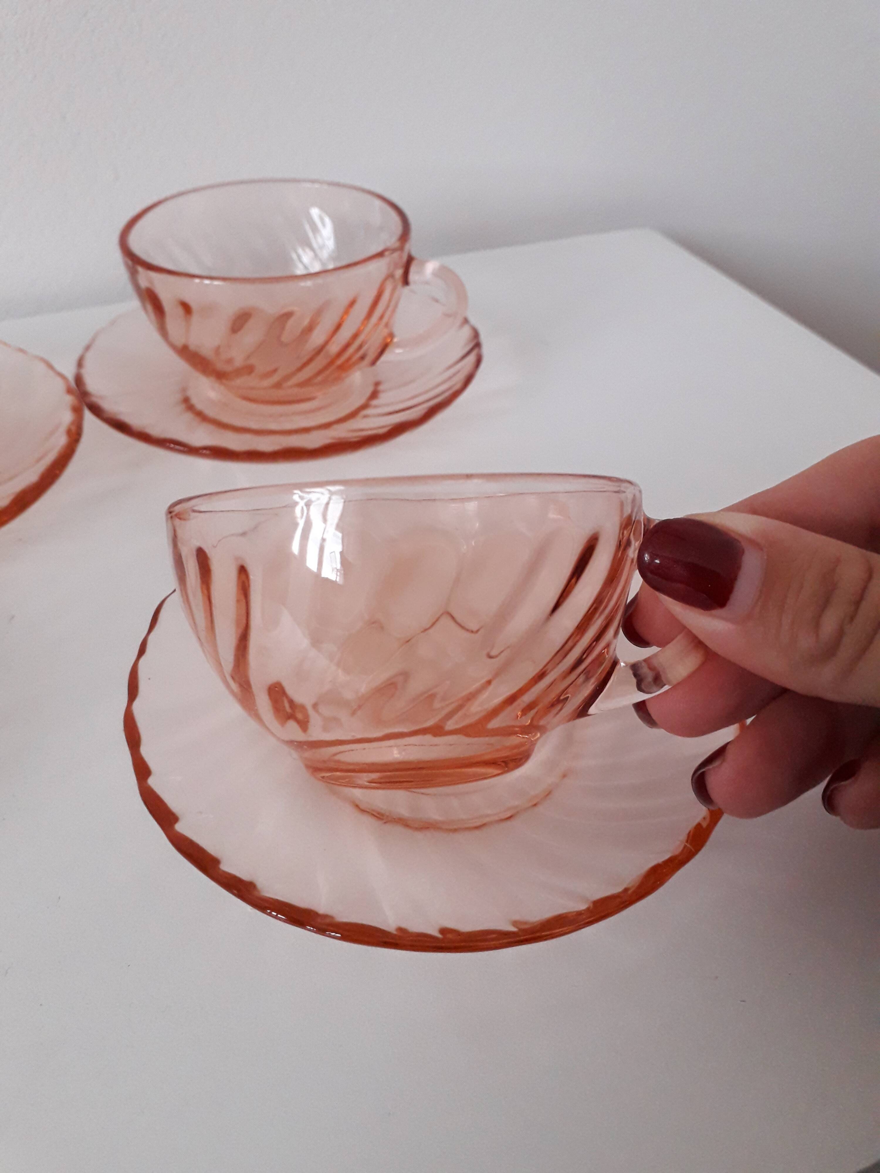 Arcoroc rosaline espresso cups