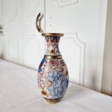 Petit Vase Cloisonné avec base en bois d'ébène