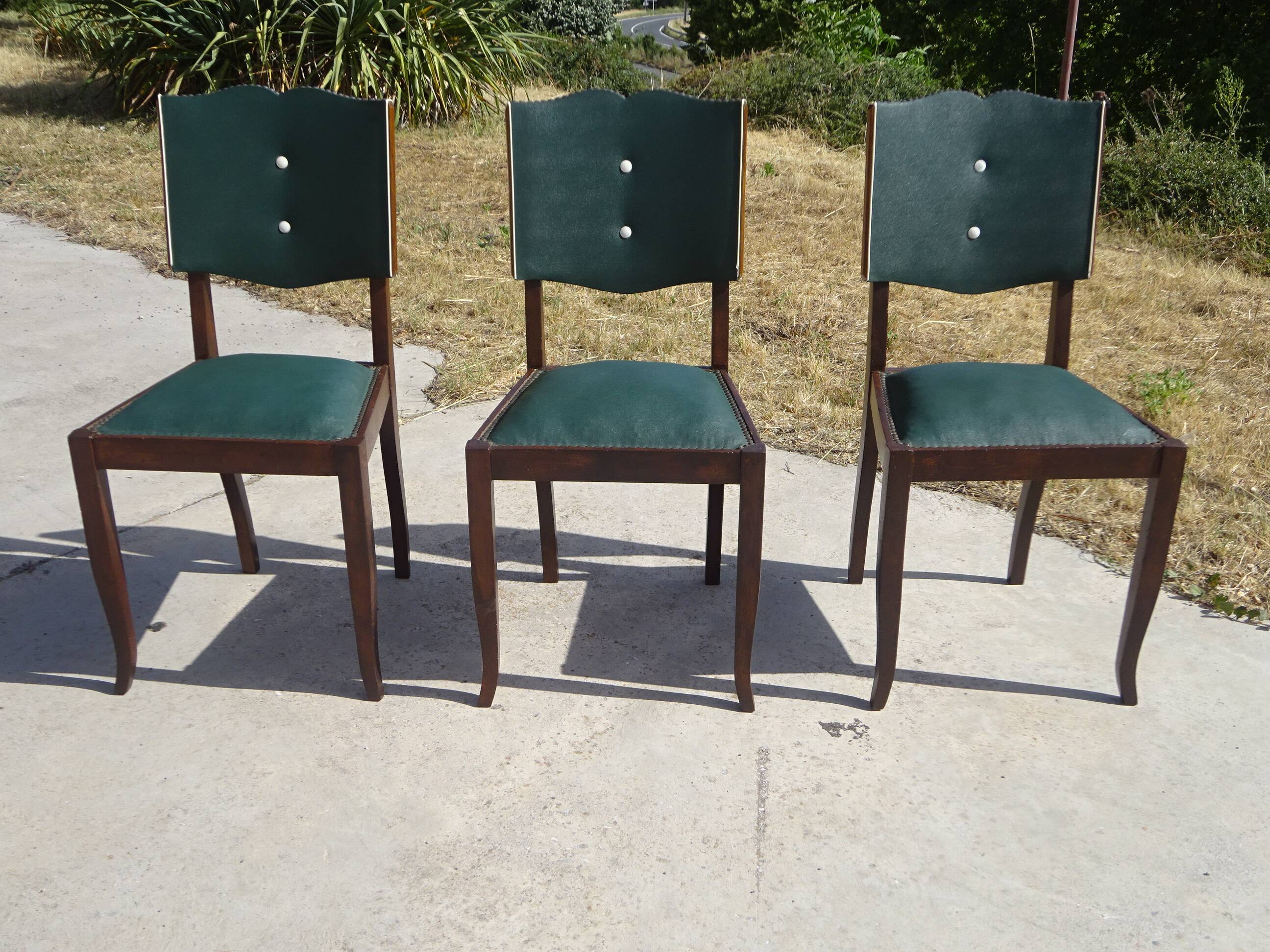 Restored Art Deco chairs, the 6.