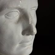 Buste en plâtre de l'empereur Auguste