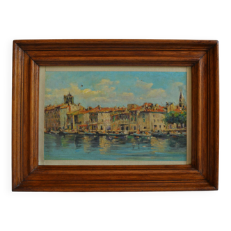 Agde Le Port peinture paysage de Provence HSP