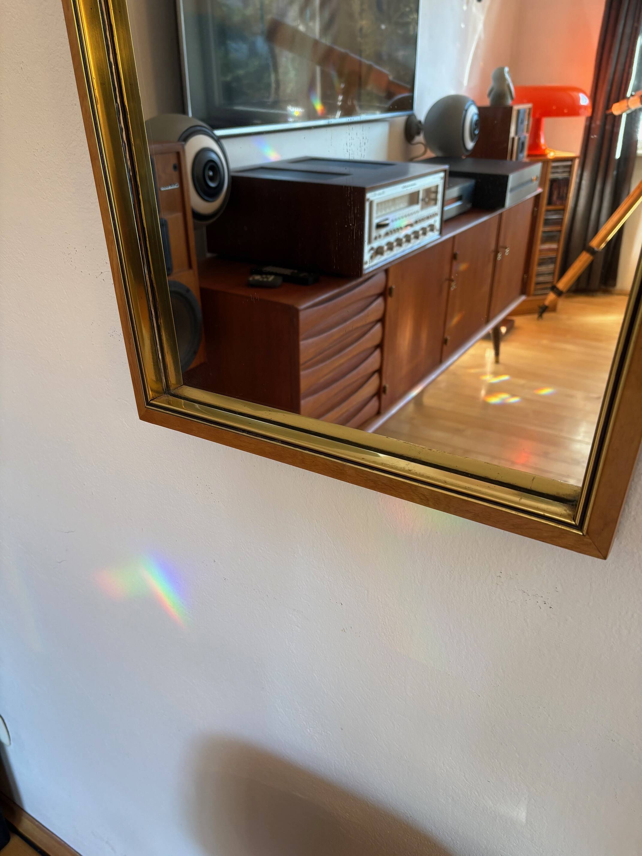 Large mirror, Italy, 1960s