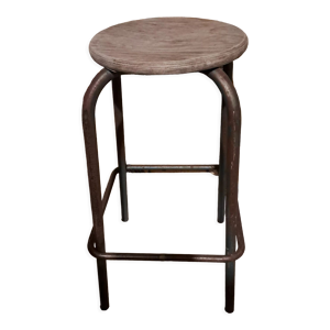 Tabouret haut en métal