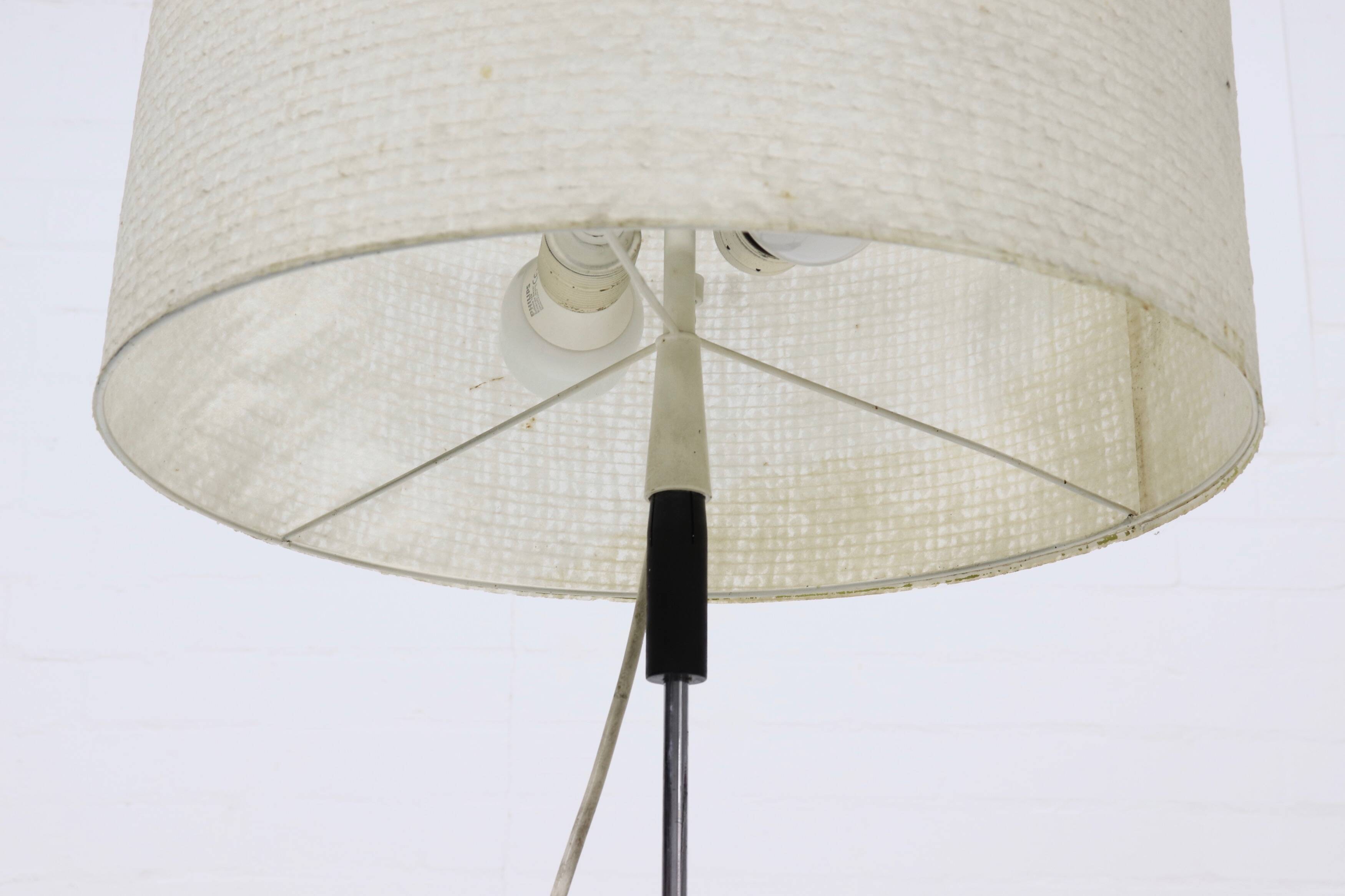 Height Adjustable Floor Lamp by Ruser & Kuntner for Knoll International 1960s