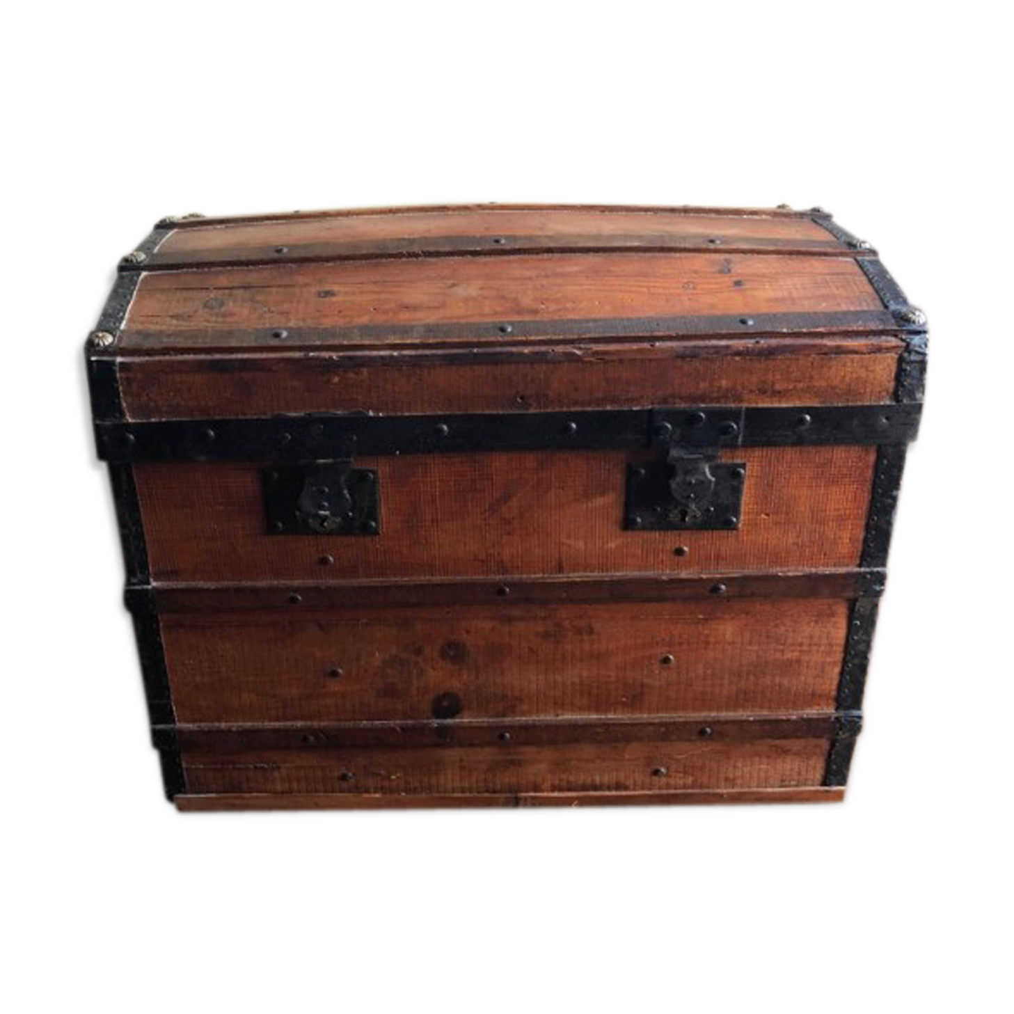 Old wooden trunk