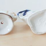 Set of 3 cone vases, groom's vases