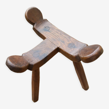 Brutalist tripod stool