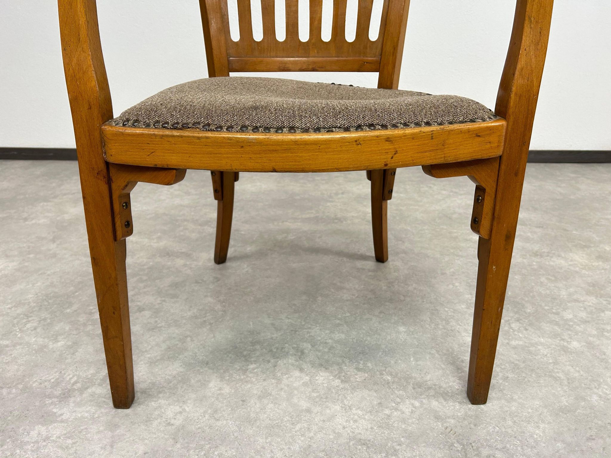 Vienna Secession armchair by Otto Wagner executed by Pancota Vienna