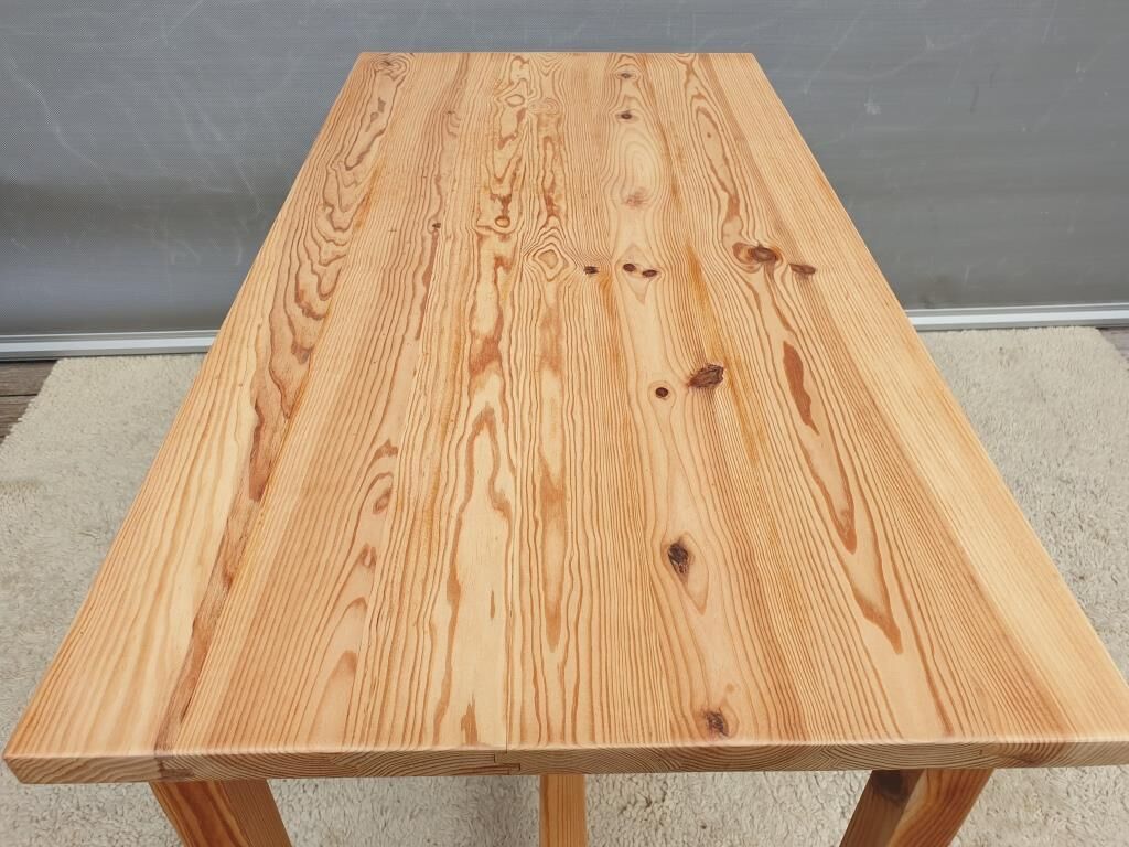 Mountain kitchen table in vintage pine 1970