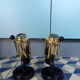 Pair of Zodiac wall lamps by Jacques Biny for Lita