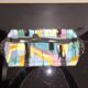 Rectangular art deco dish Longwy Pigalle 1960