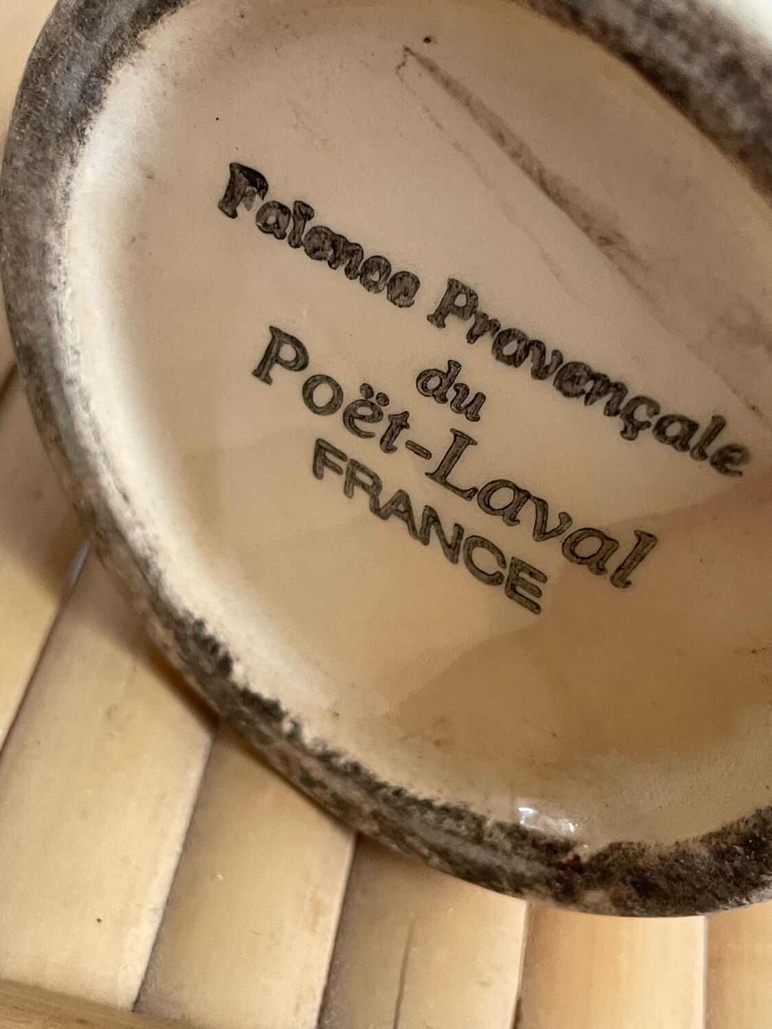 Poët-Laval stoneware jug with one handle