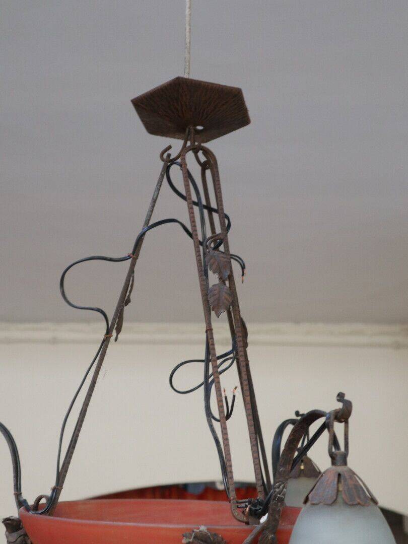 Suspension Croismare à 4 feux de lumière