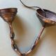 Suspension opaline Art Deco