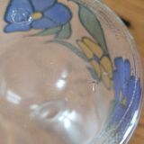 Carafe vintage verre peint AVIR