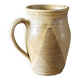 Turned stoneware jug, glazed, signed Hessel, 1970s