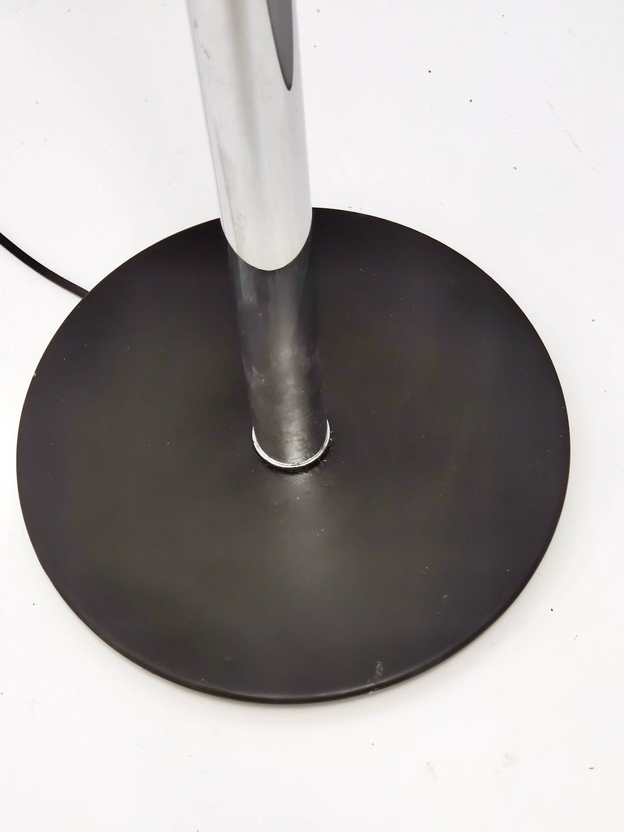 Chrome-Plated Metal Floor Lamp