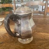 Silver metal coffee maker