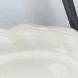 Duo of oval serving dishes in Sarreguemines porcelain