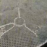 Vintage wrought iron garden furniture – Table + 3 chairs