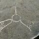 Vintage wrought iron garden furniture – Table + 3 chairs