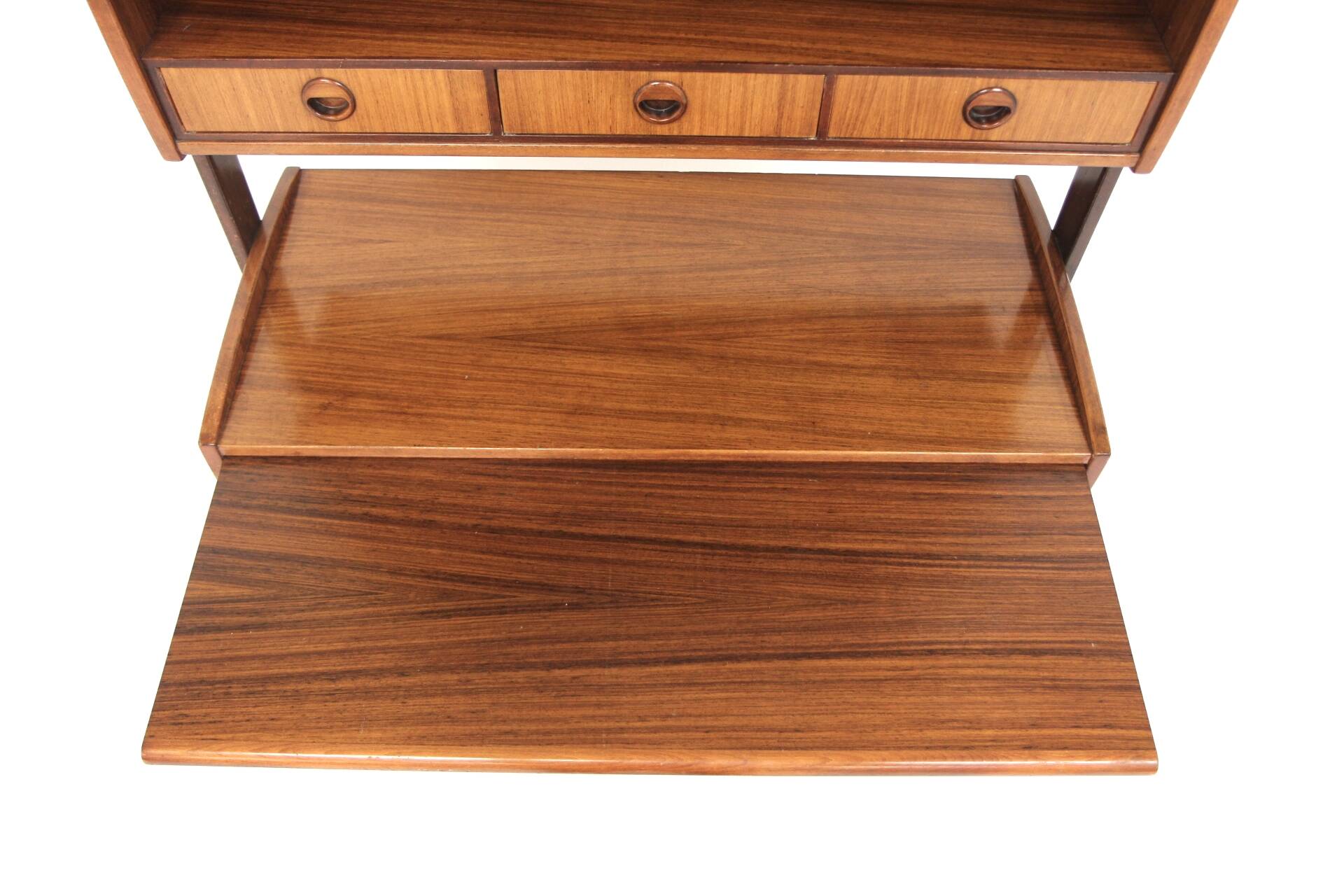 Scandinavian mahogany and beech secretary, Sweden, 1960