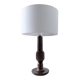 1940s Art Deco oak desk lamp