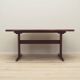 Table en acajou, design danois, années 1990, fabricant : Skovby