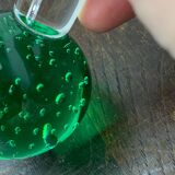 Old bubble glass soliflore
