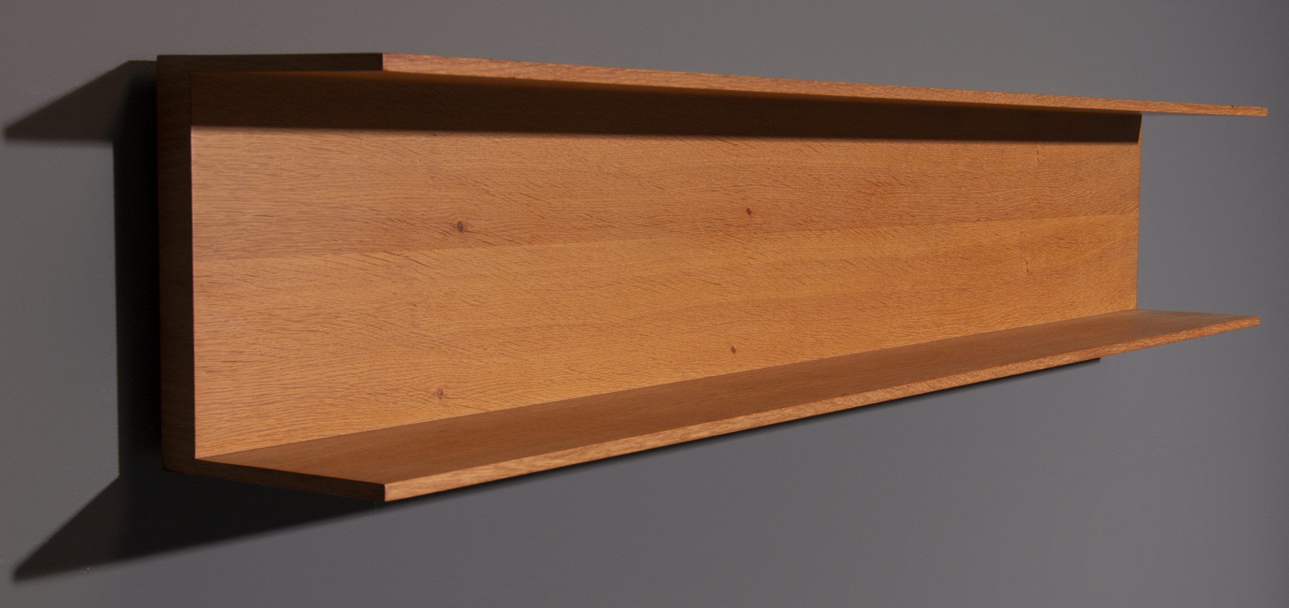Renz wall shelf in oak width 150 cm wide