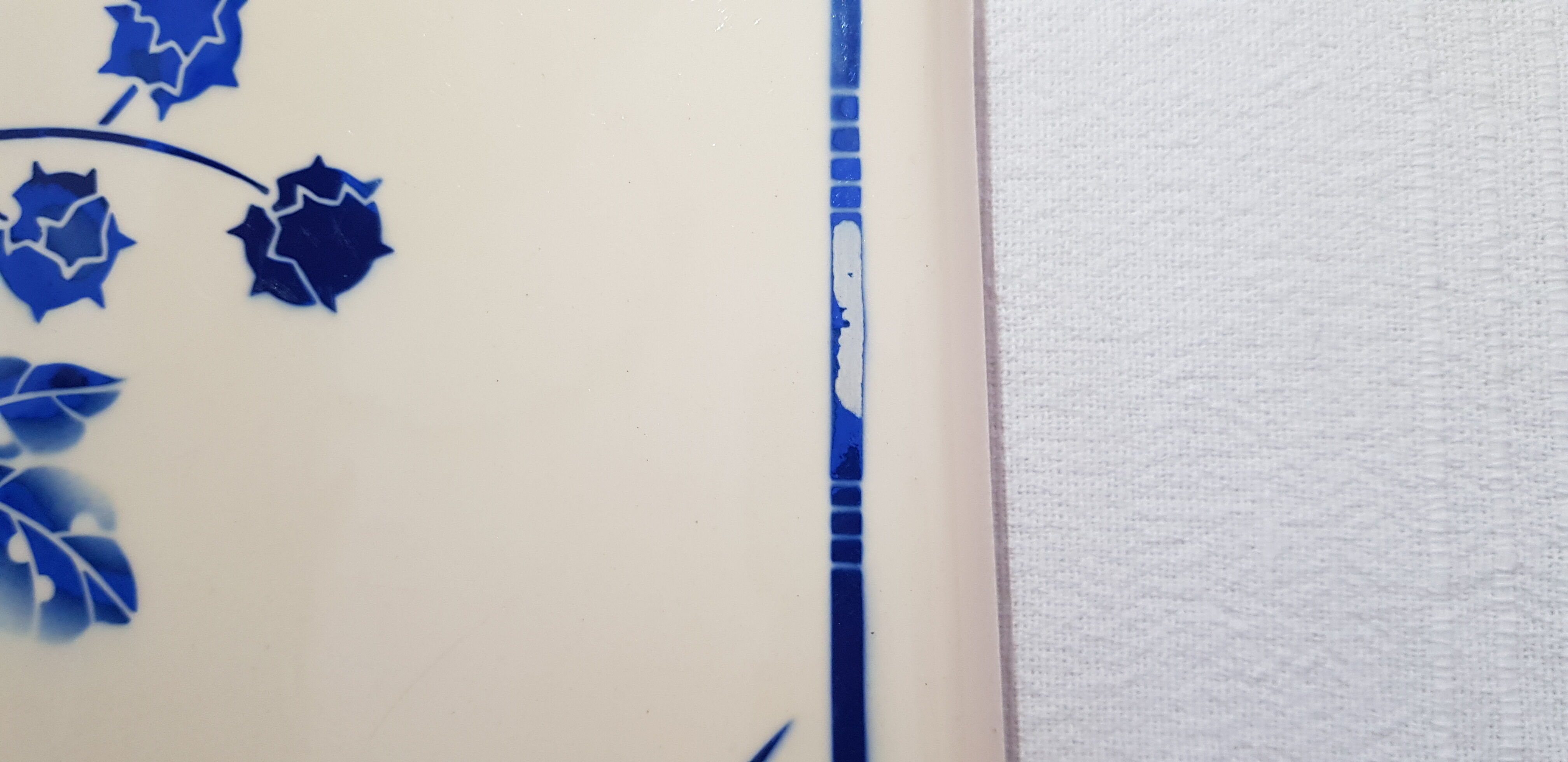 Badonviller earthenware underside Yamarisa model - Antique French Vintage