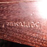 Stamped voltaire armchair