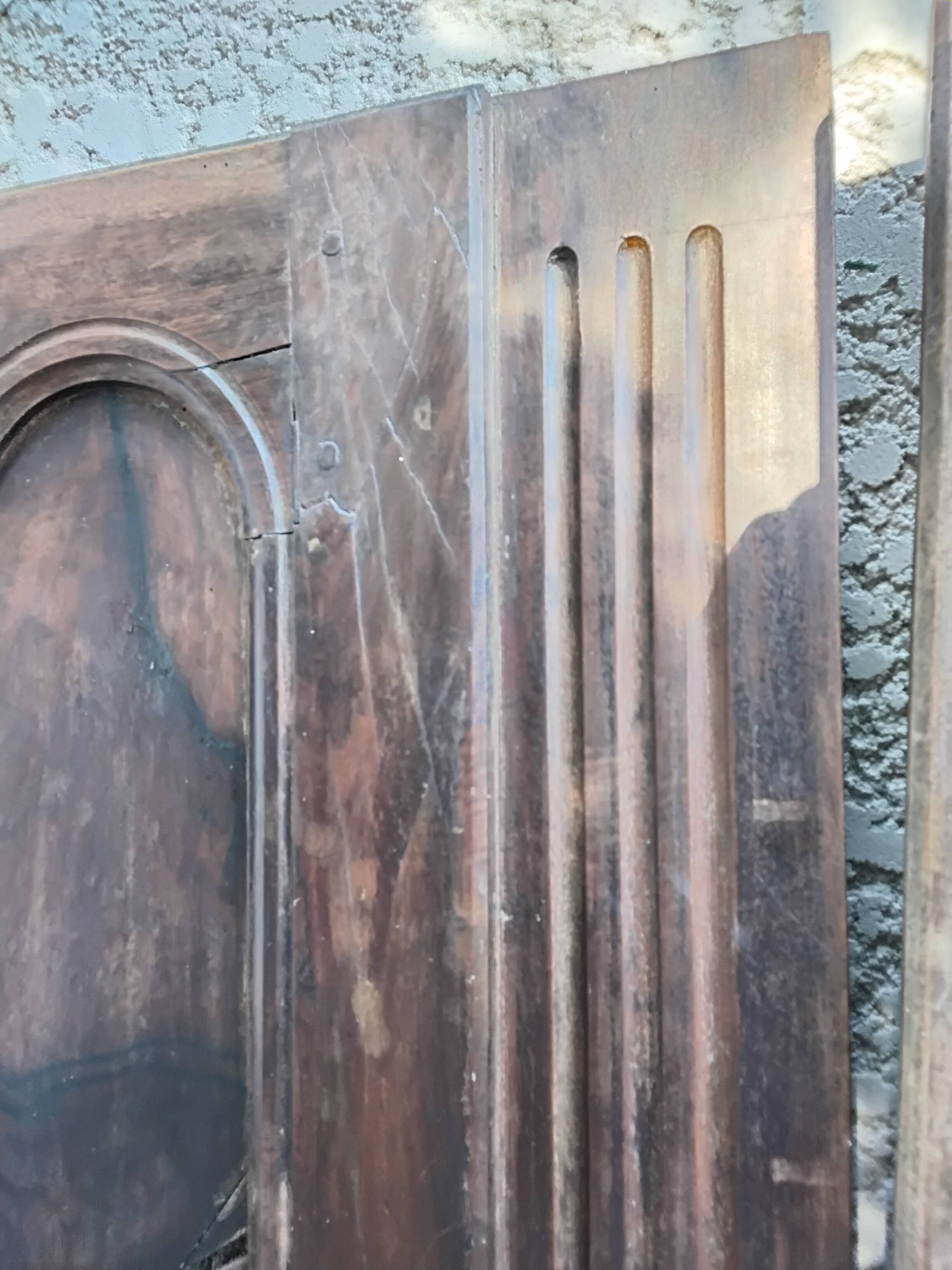 Pair of antique doors in 18th-century Louis XV style.
