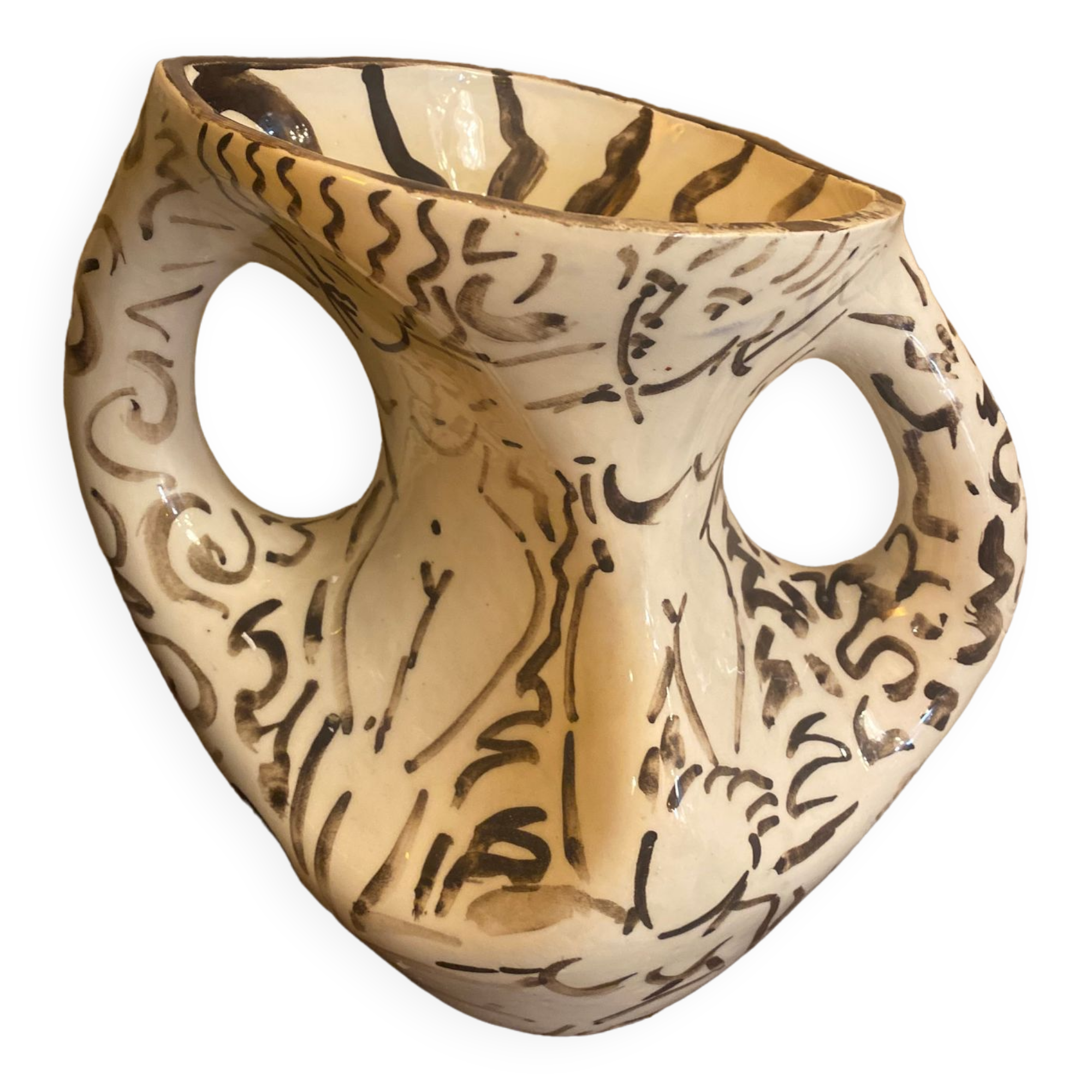 Vase Bocca Rossa Vallauris