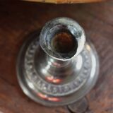 Old metal candle holder