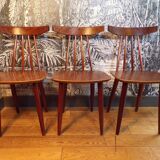 Trio of poul volther 370 frem røjle chairs