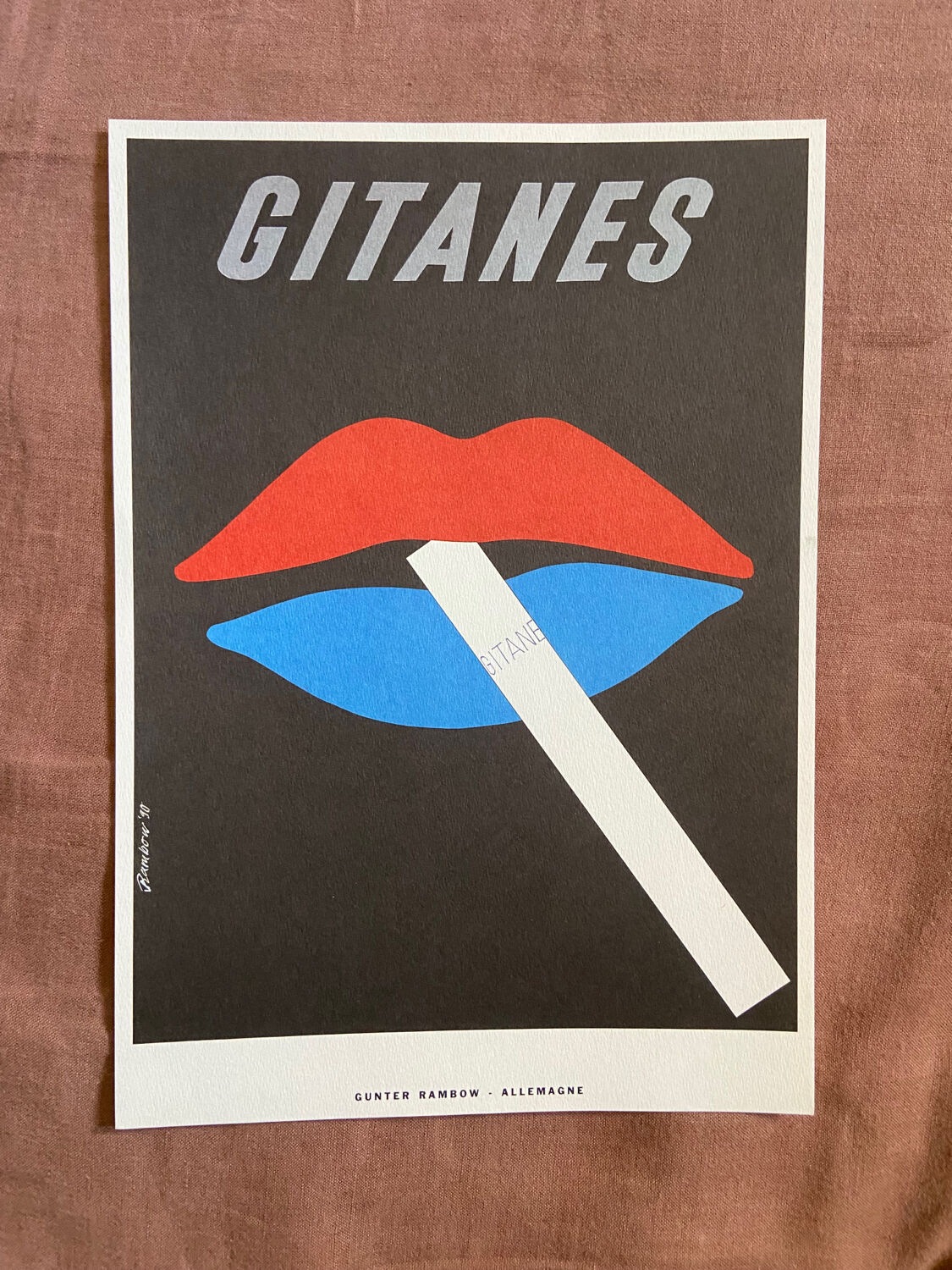1991 Gitanes poster
