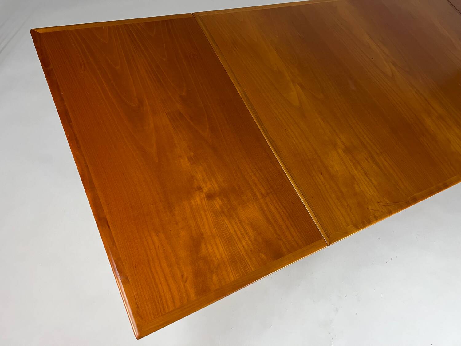 Vintage Cherrywood Dining Table Extendable 1960s Mid-Century